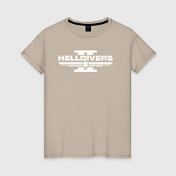 Женская футболка Helldivers 2: Logo