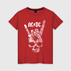 Женская футболка AC DC - highway to hell