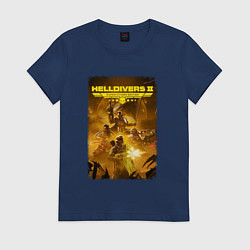 Женская футболка Helldivers 2: Battleground