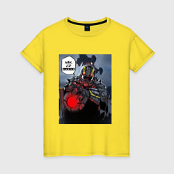 Женская футболка Нужен дроп helldivers 2