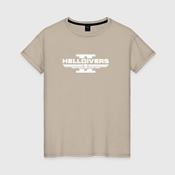 Женская футболка Helldivers 2: Logo