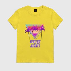 Женская футболка Malibu nights