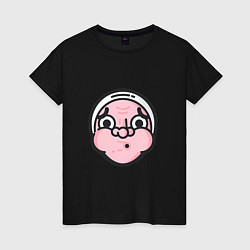 Женская футболка Клинок рассекающий демонов Хёттоко маска кузнецов