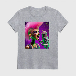 Женская футболка Barbie and punks not dead