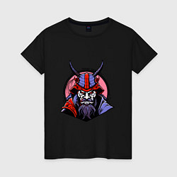 Женская футболка Samurai evil face