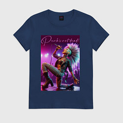 Женская футболка Барби поёт панк-рок