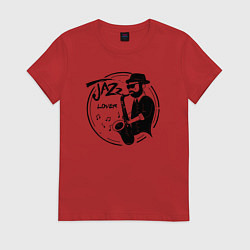 Женская футболка Jazz lover