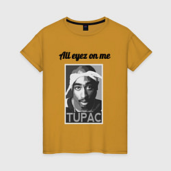 Женская футболка 2pac Art All eayz on me