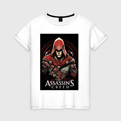 Женская футболка Assassins creed профиль игрока