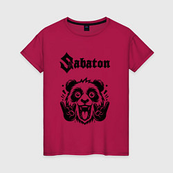 Женская футболка Sabaton - rock panda