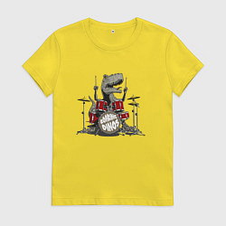 Женская футболка Ревущие динозавры