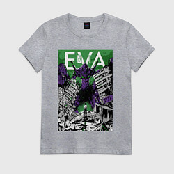 Женская футболка Евангелион Синдзи