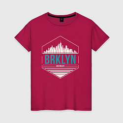 Женская футболка Brooklyn city