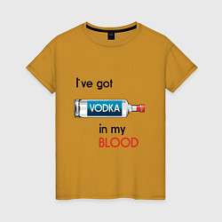 Женская футболка Ive got vodka