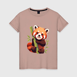 Женская футболка The Red Panda