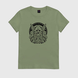 Женская футболка Мифический скандинавский бог Один