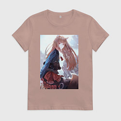 Женская футболка Волчица Холо Мудрая