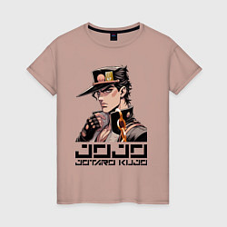 Женская футболка Jotaro Kujo - Jojo ai art