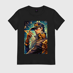 Женская футболка Джотаро Куджо - fantasy ai art