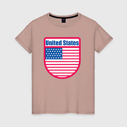 Женская футболка United States