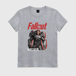 Женская футболка Фаллаут - Максимус