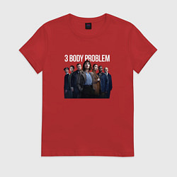Женская футболка Задача трёх тел - физики