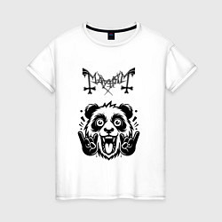 Женская футболка Mayhem - rock panda