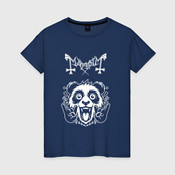 Женская футболка Mayhem rock panda
