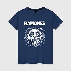 Женская футболка Ramones rock panda