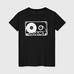 Женская футболка Audio tape