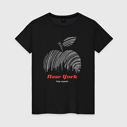 Женская футболка New York big apple
