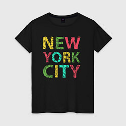 Женская футболка New York city colors