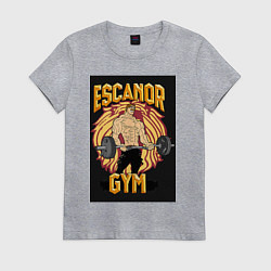 Женская футболка Эсканор грех гордыни gym