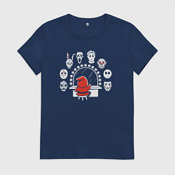 Женская футболка Маски хоррора