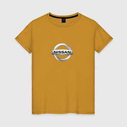 Женская футболка Nissan brend