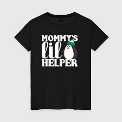 Женская футболка Маленький мамин помощник