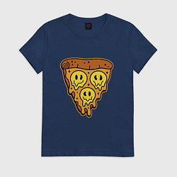 Женская футболка Happy nation pizza