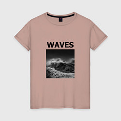 Женская футболка Waves