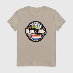 Женская футболка Нидерланды