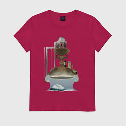 Футболка хлопковая женская Bloodborne - Ром, праздный паук, цвет: маджента