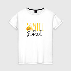 Женская футболка Smile its sunnah