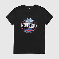 Женская футболка Iceland