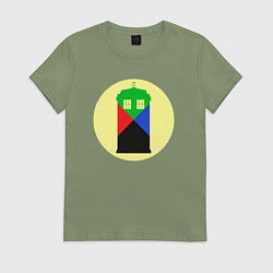 Женская футболка Tardis color