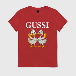 Женская футболка Два веселых гуся