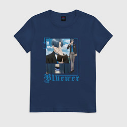 Женская футболка Тёмный дворецкий Лоуренс Блуэр