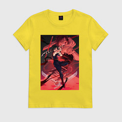 Женская футболка Магическая битва Маки Дзэнин Тодзи Фусигуро