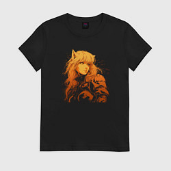 Женская футболка Боевая анимэ тян