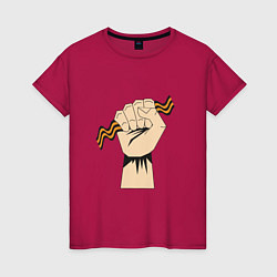 Женская футболка День победы - 9 мая: Георгиевская ленточка