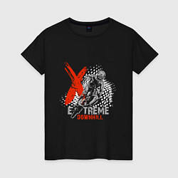 Женская футболка Велоспорт экстрим