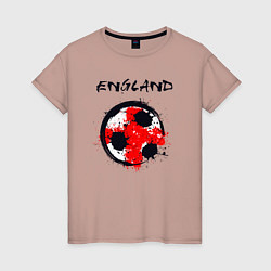 Женская футболка Football England